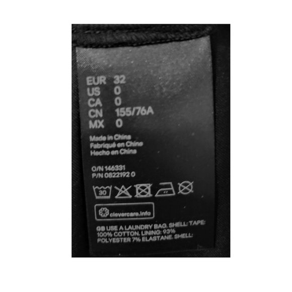 NEW H&M Black Lace Party Cocktail MINI Dress SZ 0 - Picture 11 of 13